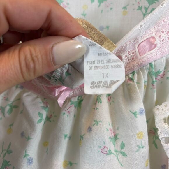 Ladies Vintage Carriage Court Woman Nightgown and Robe Set Size 1X - Picture 13 of 16